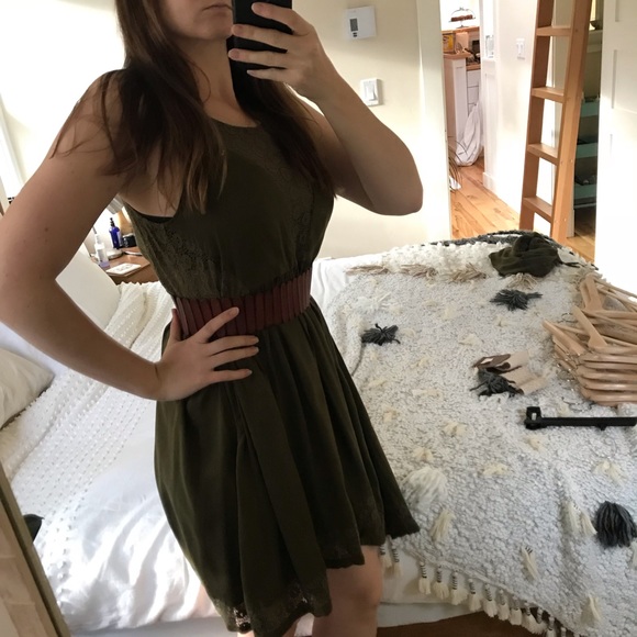 Anthropologie Open Back Dress with Slip - Picture 7 of 8